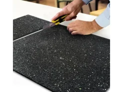 Antivibrationsmatte Schallschutzmatte nach Maß Stärke 1 cm 125 x 150 cm*Karat Outlet