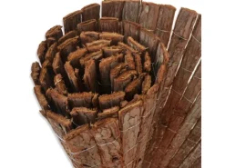 Karat Balkonsichtschutz|Baumrindenmatte - Dekorativer Sichtschutz für Balkon und Garten aus Baumrindenstreifen - 150 x 300 cm