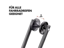 Fahrrad Bodenparker Fahrradständer Finn Faltbarer Stahlständer Platzsparend und Stabil*Karat Best