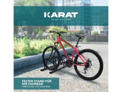 Fahrradständer Linus Zur Boden- oder Wandmontage für 2 Fahrräder*Karat