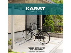 Fahrradständer Linus Zur Boden- oder Wandmontage für 6 Fahrräder*Karat