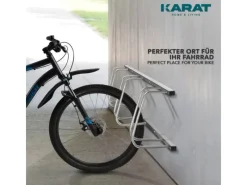 Fahrradständer Linus Zur Boden- oder Wandmontage für 6 Fahrräder*Karat