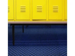 Hygienematte für Barfußzonen UV Beständig Blau 120 x 150 cm*Karat