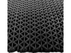 Hygienematte für Barfußzonen UV Beständig Schwarz 120 x 1050 cm*Karat Clearance
