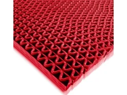 Hygienematte für Barfußzonen UV Beständig Rot 90 x 200 cm*Karat Best