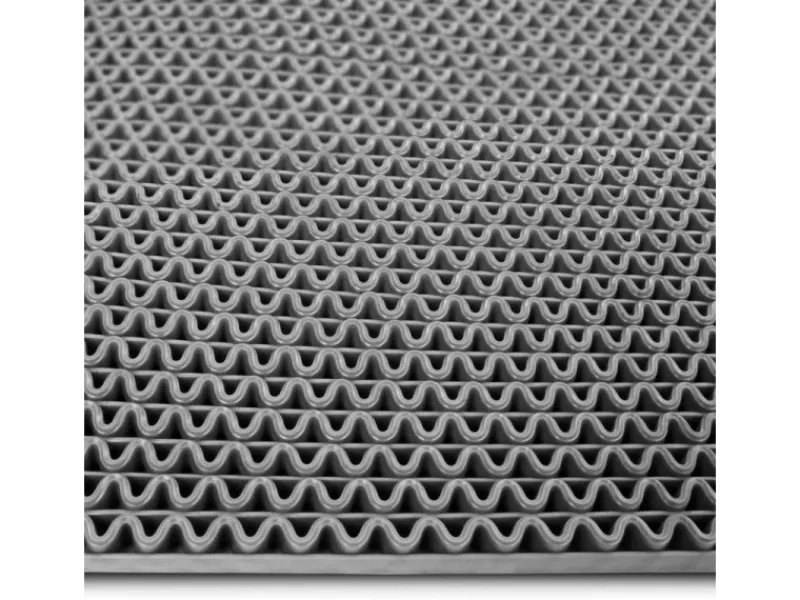 Hygienematte für Barfußzonen UV Beständig Grau 90 x 650 cm*Karat