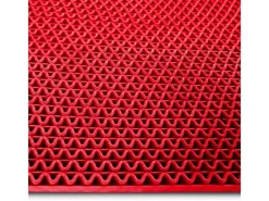 Hygienematte für Barfußzonen UV Beständig Rot 90 x 350 cm*Karat Discount