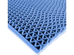 Hygienematte für Barfußzonen UV Beständig Hellblau 120 x 750 cm*Karat Discount