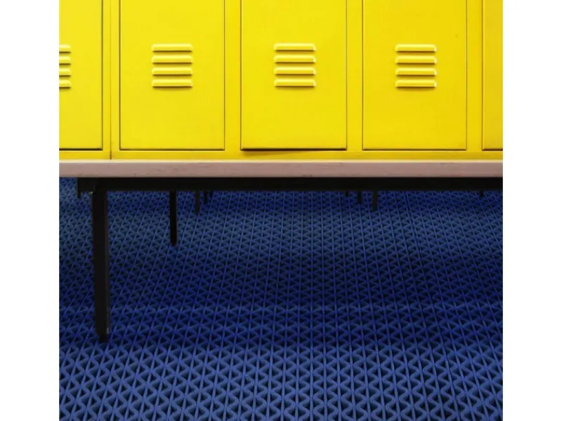 Karat Einbaupools|Hygienematte für Barfußzonen UV Beständig Blau 120 x 500 cm