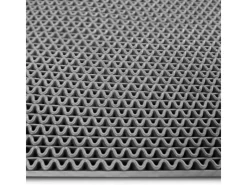Hygienematte für Barfußzonen UV Beständig Grau 90 x 550 cm*Karat New