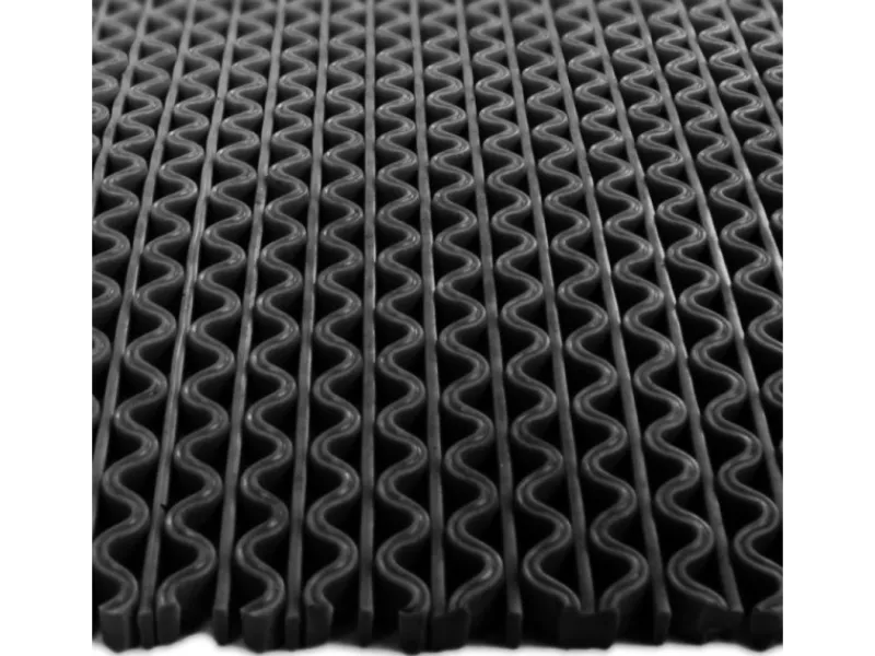 Karat Einbaupools|Hygienematte für Barfußzonen UV Beständig Schwarz 120 x 900 cm