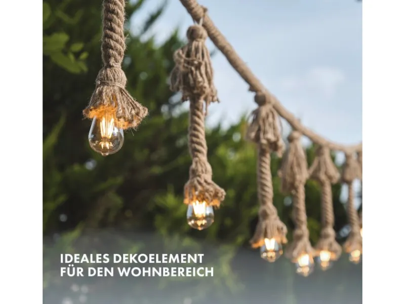 Karat Sportgeräte|Gartenspielgeräte|Juteseil Ø 6 mm Kletterseil Extra Stark Universell Einsetzbar Länge 5 Meter