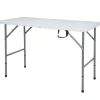 Klapptisch Fukui Höhenverstellbar Wetterfest für Innen und Außen 120 x 60 cm*Karat Hot