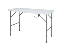 Klapptisch Fukui Höhenverstellbar Wetterfest für Innen und Außen 120 x 60 cm*Karat Hot