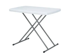 Karat Gartentische|Klapptisch Nara Platzsparend Höhenverstellbar Wetterfest 75,5 x 49 cm