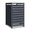 Mülltonnenbox Magnus mit Edelstahlrahmen 68 x 80 x 116 cm 1 Tür*Karat New