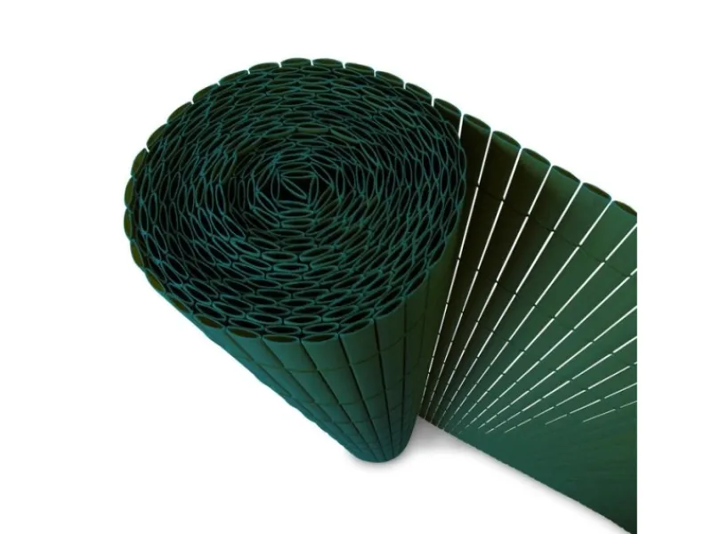 Karat Balkonsichtschutz|PVC Sichtschutzzaun Blickdicht für Garten und Balkon 100 x 500 cm