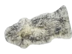 Karat Sitzkissen|Schaffell Audrey Natürliches Premium Lammfell Individuell Einsetzbar Black Tip