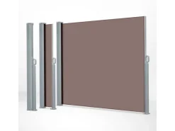 Seitenmarkise - Ausziehbare Markise für Balkon und Terrasse mit Wandhalterung - Blickdicht - 180 x 300 cm*Karat Sale