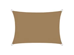 Karat Sonnensegel|Sonnensegel Atmungsaktiv Rechteckig - für Garten, Terrasse und Balkon - Sand 3 x 5 m