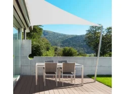 Karat Sonnensegel|Sonnensegel Wasserabweisend Dreieckig - für Garten, Terrasse und Balkon - 5 x 5 x 5 m