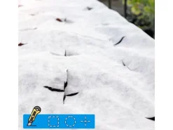 Unkrautvlies Ground Control Unkrautschutz nach Maß Weiß 50 g/m² 1,5 x 40 m*Karat Clearance