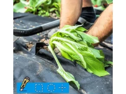 Karat Gartenvliese|Unkrautvlies Ground Control nach Maß Schwarz 50 g/m² 1,5 x 2,5 m