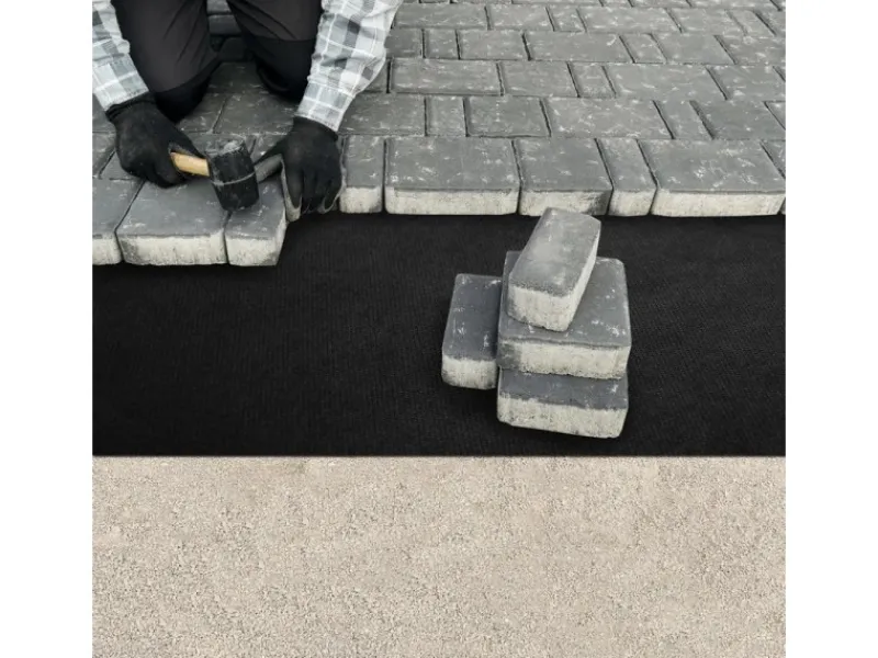 Karat Gartenvliese|Unkrautvlies Ground Control Schwarz 150 g/m² 1,5 x 10 m