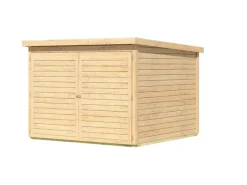 Fahrradgarage Naturbelassen 167 x 209 x 212 cm*Karibu Clearance