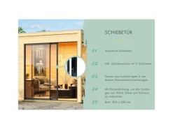 Kinder Karibu Kinder-Gartengeräte|Gartenhaus Dillen 3 Naturbelassen 9,27 m²