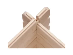 Kinder Karibu Kinder-Gartengeräte|Gartenhaus Grünberg 5 Naturbelassen 7,84 m²