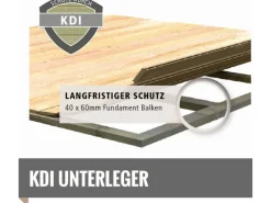 Kinder Karibu Kinder-Gartengeräte|Motorroller|Holz-Gartenhaus Kastberg Naturbelassen Flachdach 360 cm x 240 cm