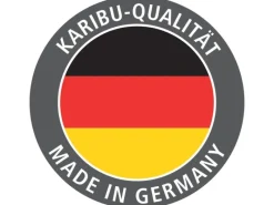 Karibu Gartenlauben|Holz-Gartenhaus Kristiansund Terragrau Lackiert 181 cm x 442 cm