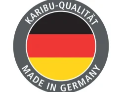 Karibu Gartenlauben|Holz-Gartenhaus Linköbing Pultdach Lackiert 238 cm x 242 cm