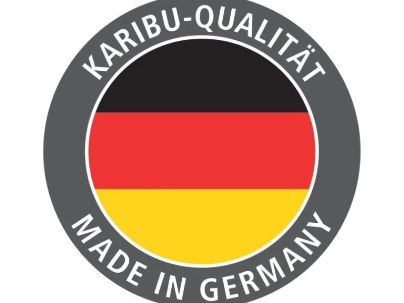 Karibu Gartenlauben|Holz-Gartenhaus Orsa Naturbelassen Satteldach 177 cm x 89,5 cm