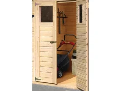 Karibu Gartenlauben|Holz-Gartenhaus Orsa Naturbelassen Satteldach 177 cm x 89,5 cm