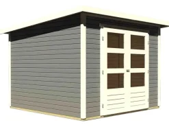 Karibu Gartenlauben|Holz-Gartenhaus Sitten 4 : 242 cm x 242 cm