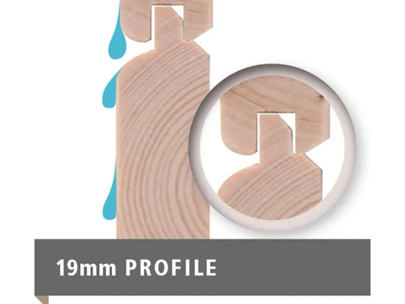 Holz-Gartenhaus Sitten 3 242 cm x 182 cm*Karibu New