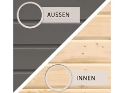 Holz-Gartenhaus Sitten 3 242 cm x 182 cm*Karibu New