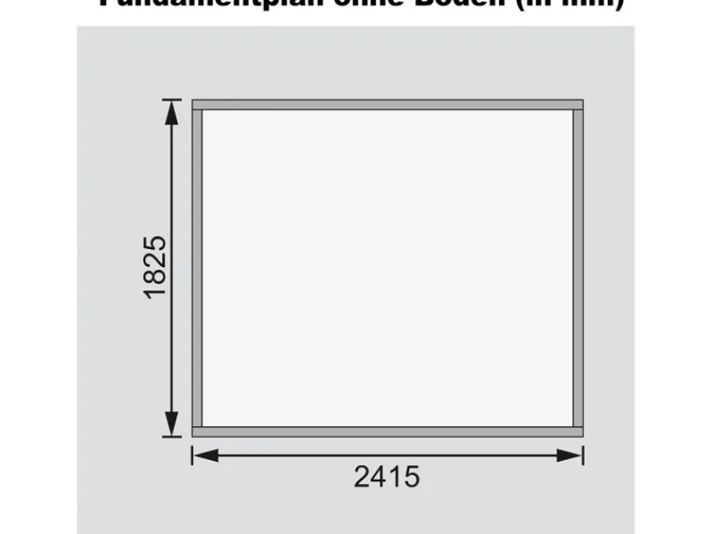 Holz-Gartenhaus Sitten 3 242 cm x 182 cm*Karibu New