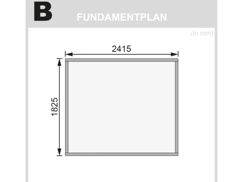 Karibu Gartenlauben|Holz-Gartenhaus Sitten Natur Pultdach Unbehandelt 242 cm x 182 cm