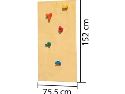 Karibu Gartenspielgeräte|Kletterwand Aktion 2 naturb.