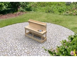 Matschküche Sandy Naturbelassen inkl. Topfset*Karibu