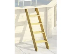 Karibu Aufstellpools|Pool 2 Set D inkl. Filteranlage Skimmer mit drei Sonnenterrassen