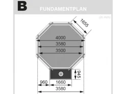 Karibu Pool Abdeckung|Pool Modell 1 B Set KDI
