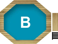 Karibu Pool Abdeckung|Pool Modell 1 B Set KDI