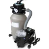 Karibu Aufstellpools|Pooltechnik|Sandfilteranlage inkl. Schläuche Pumpe 6,5 m³/h, 230 V