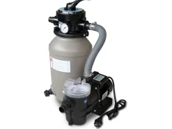 Karibu Aufstellpools|Pooltechnik|Sandfilteranlage inkl. Schläuche Pumpe 6,5 m³/h, 230 V