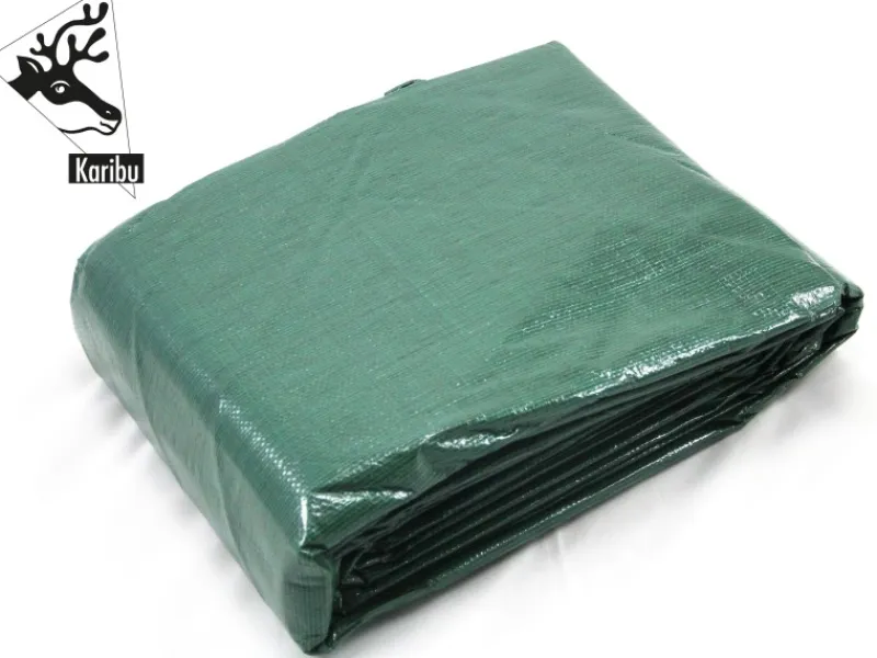 Karibu Pool Abdeckung|Winterabdeckplane für Modell 3 Grün