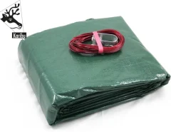 Karibu Outdoor Whirlpools|Pool Abdeckung|Winterabdeckplane für Rechteckpool 1 Grün